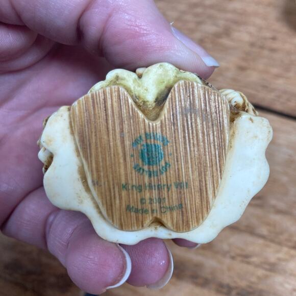 3 Pot Bellys Figures King Henry VIII Queen Elizabeth I Hootie - Picture 6 of 9